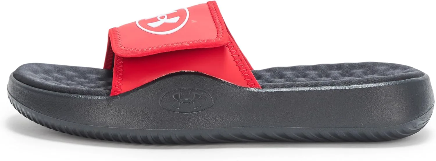 Мужские сандалии Under Armour Ignite Pro 8 Slide, красный/черный — фото 2