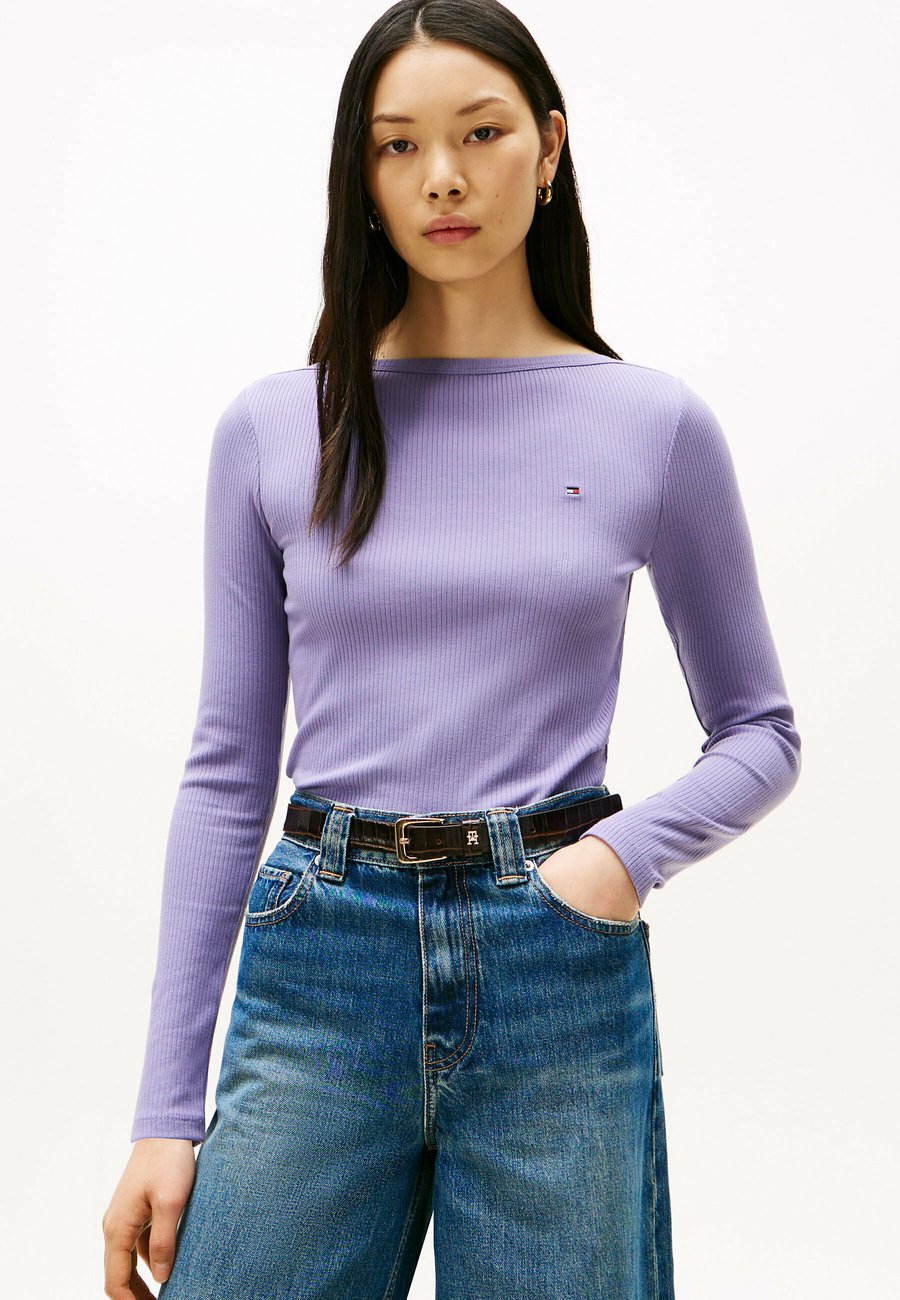 

Топ Tommy Hilfiger SLIM BOAT, Lavender Ash/Purple