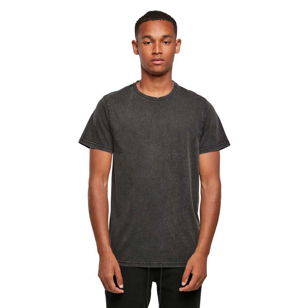 

Футболка Build Your Brand Acid Washed Short Sleeve Round Neck, черный