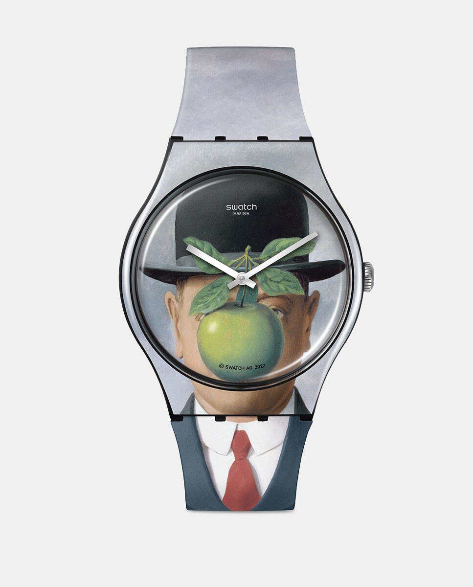 

Art Journey SUOZ350 Серые силиконовые мужские часы Swatch, серый