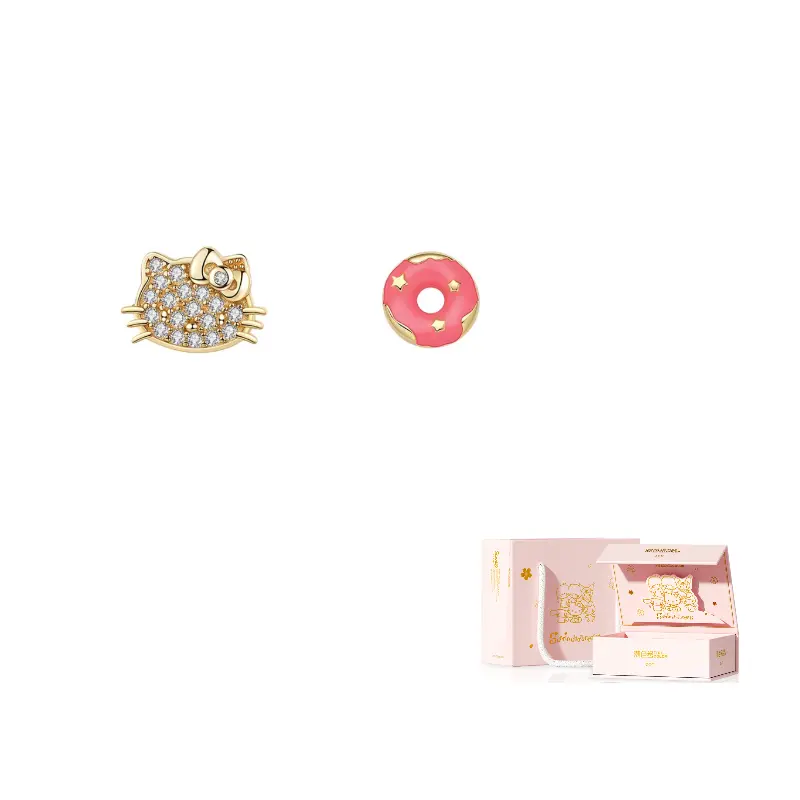 

Sanrio Серьги-гвоздики из серебра 925 пробы