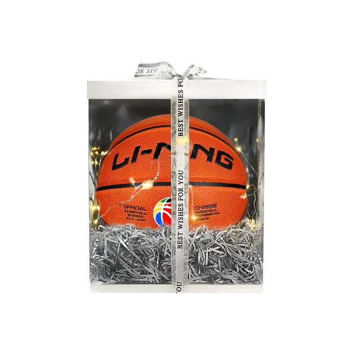 

LINING Коллекция CBA LBQK857 1 PU баскетбольный мяч коричневый размер 7 тренировочный unisex