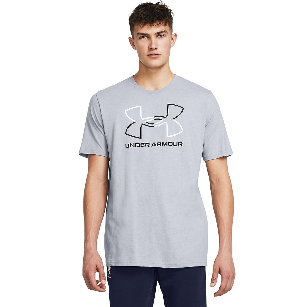 

Мужская футболка Under Armour Foundation с короткими рукавами, цвет Gray Medium Heather