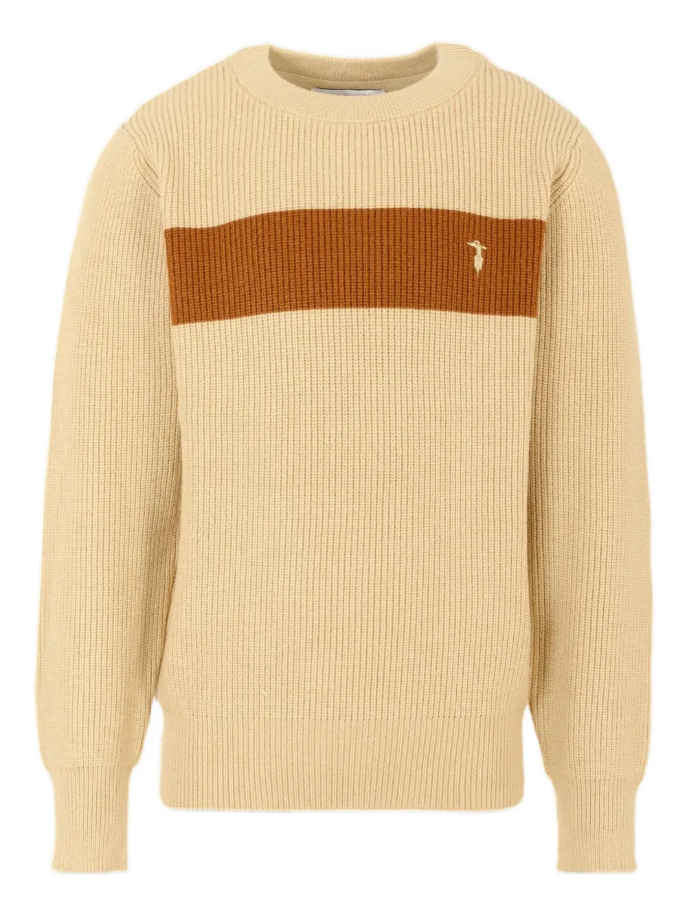

Свитер ребристой вязки TRUSSARDI JUNIOR, нейтральный