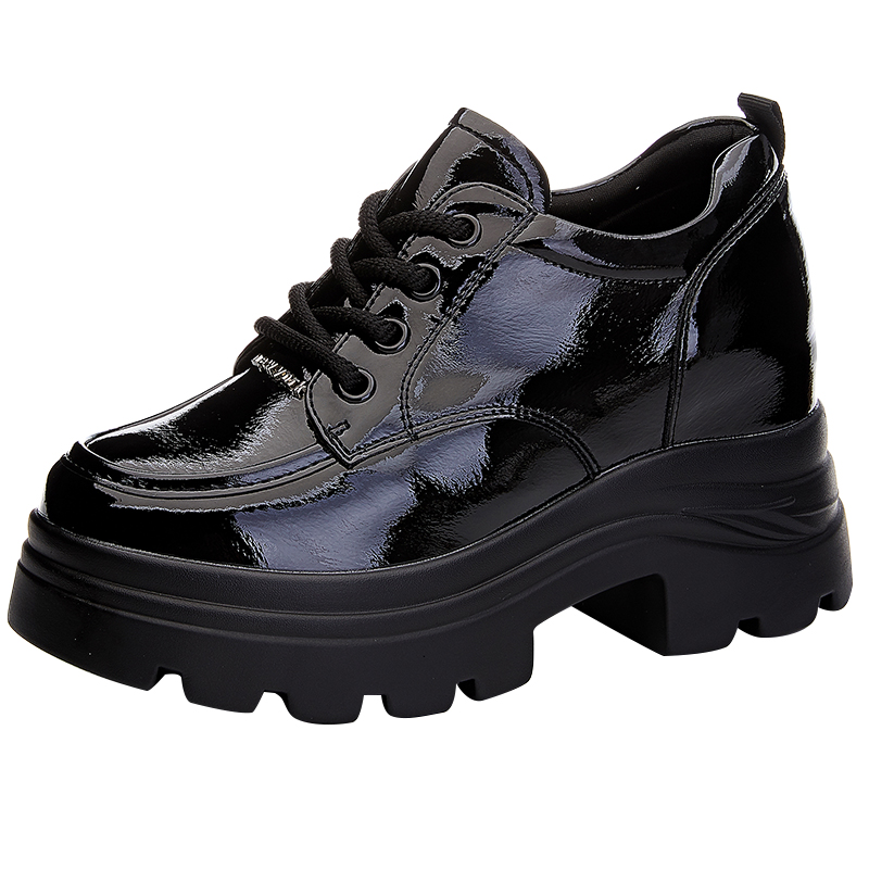 Туфли женские повседневные Women's Casual Shoes Women's Black Pooq