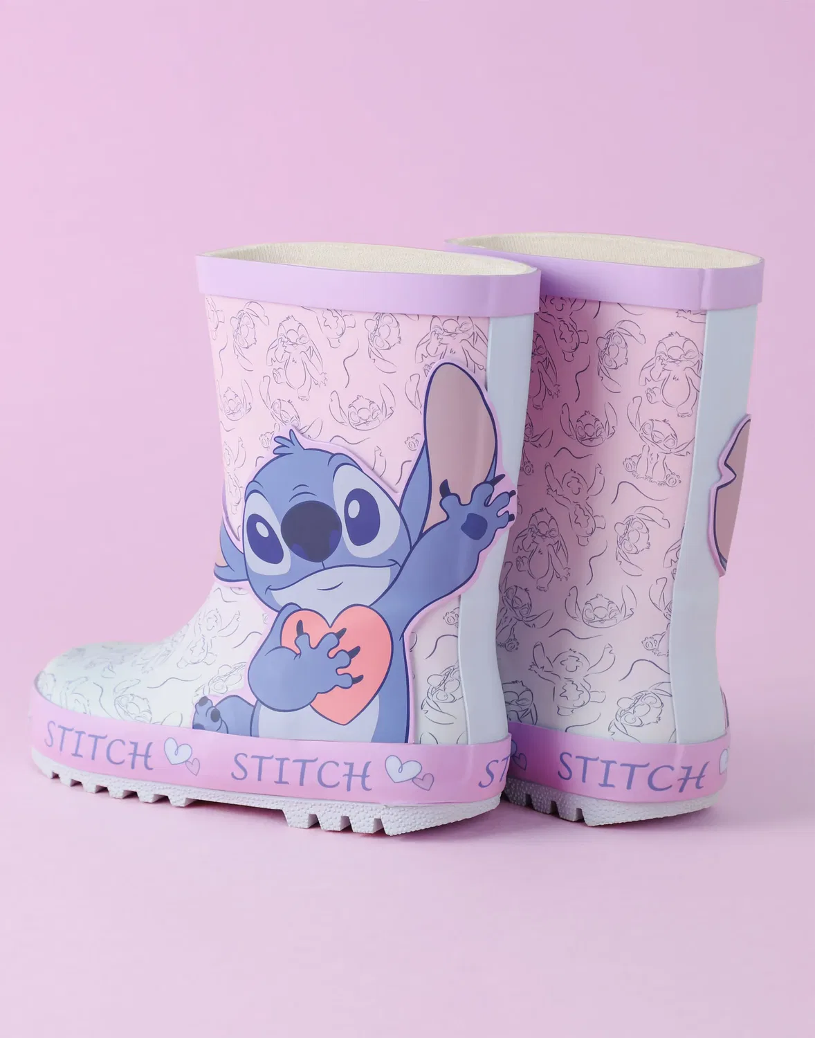 Детские резиновые сапоги Lilo & Stitch Disney, фиолетовый — фото 3