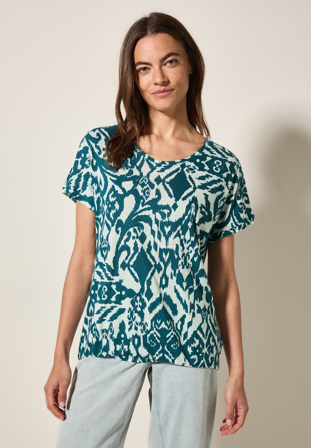 

Футболка с принтом PRINT-SHIRT Cecil, зеленый