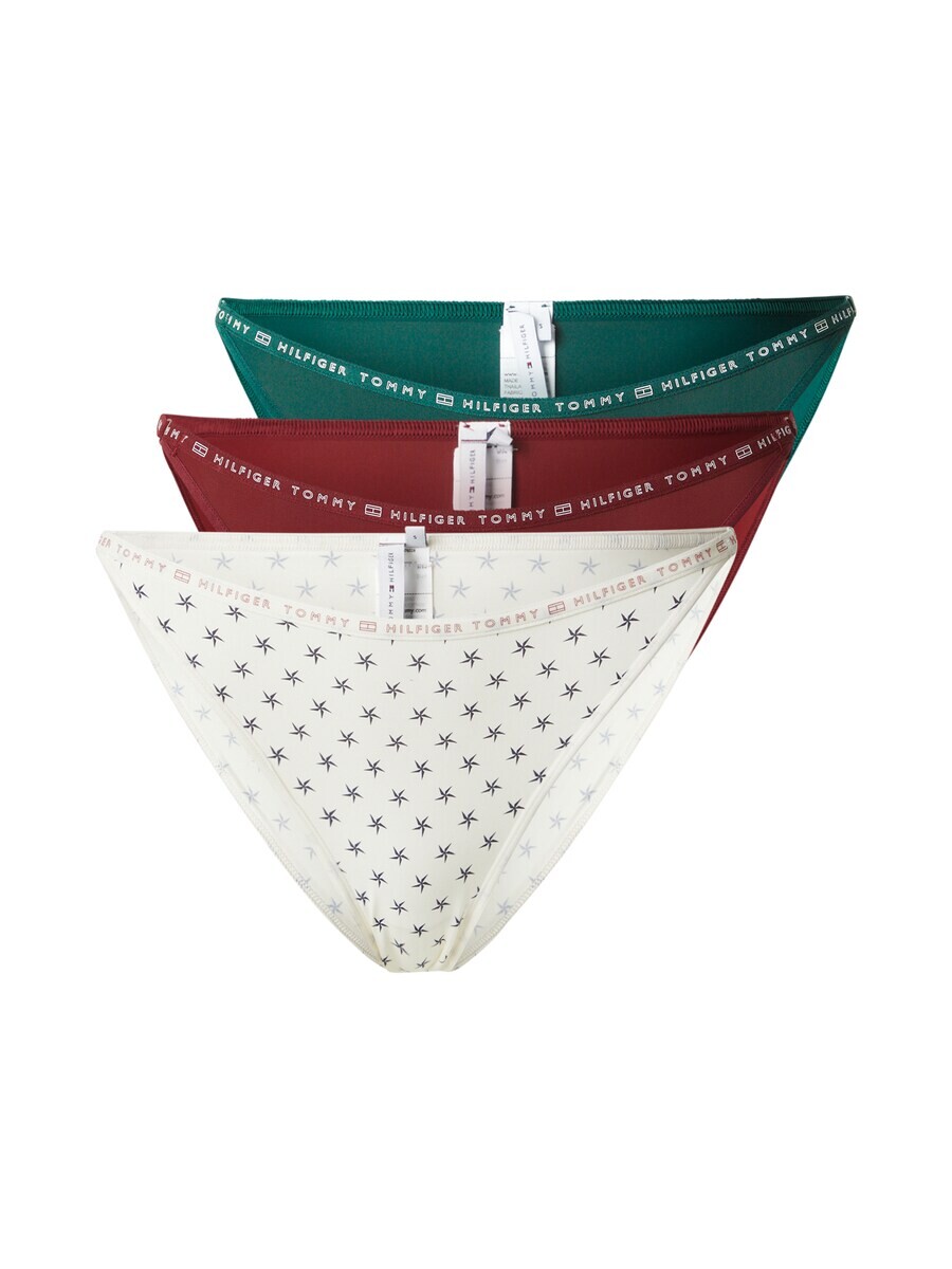 

Трусики Tommy Hilfiger Underwear Panty, цвет emerald/ruby red/white