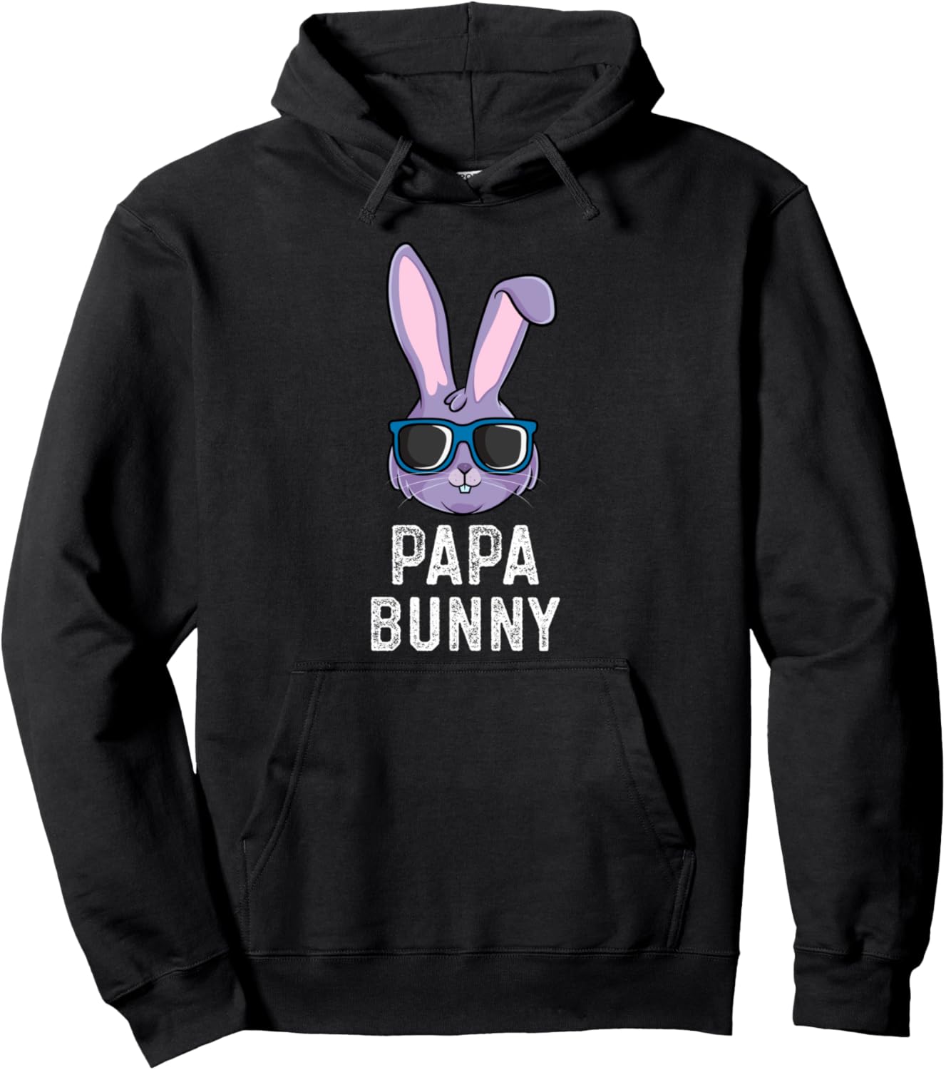 

Семейная толстовка «Папа Кролик Папа Папа» Easter Time Gift Store, черный