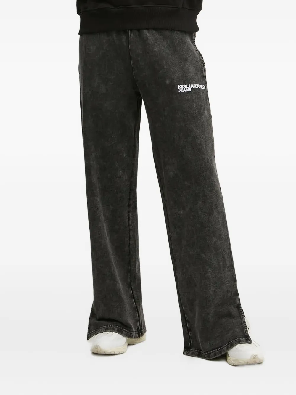 

Брюки с боковыми разрезами Karl Lagerfeld Jeans, серый
