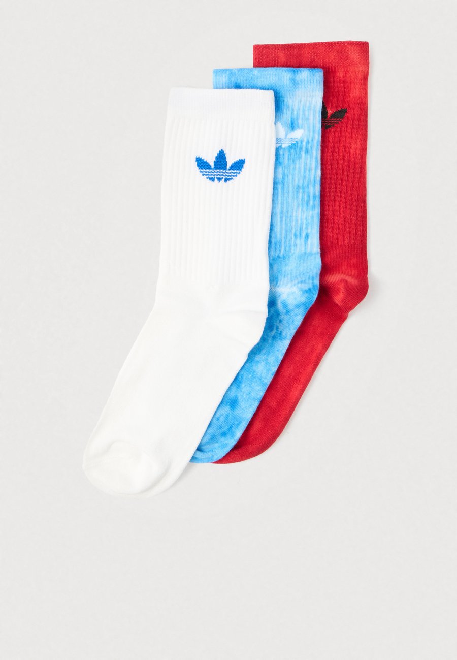 

Носки Adidas Originals TIE DYE 3 PACK UNISEX, Light Blue/Red/White/Light Blue