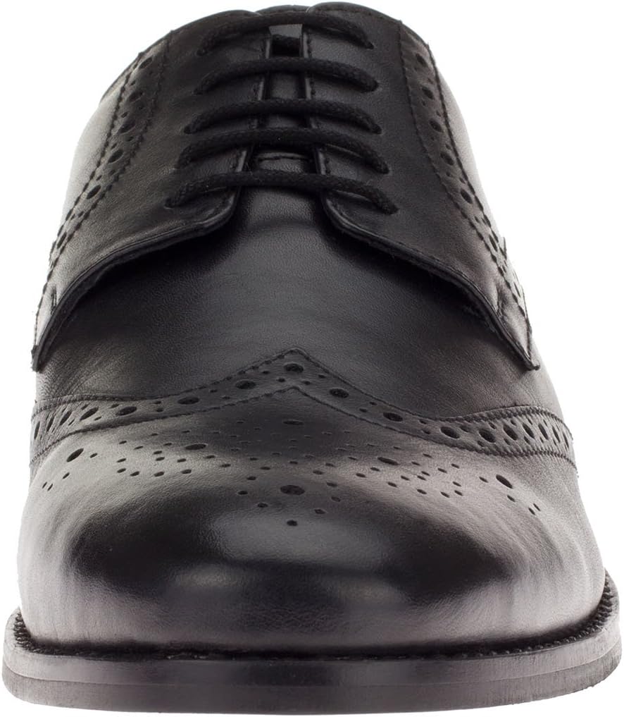 Мужские кожаные туфли DTI GV Executive на шнуровке Tyson Wingtip Oxford Dti Darya Trading, черный — фото 2