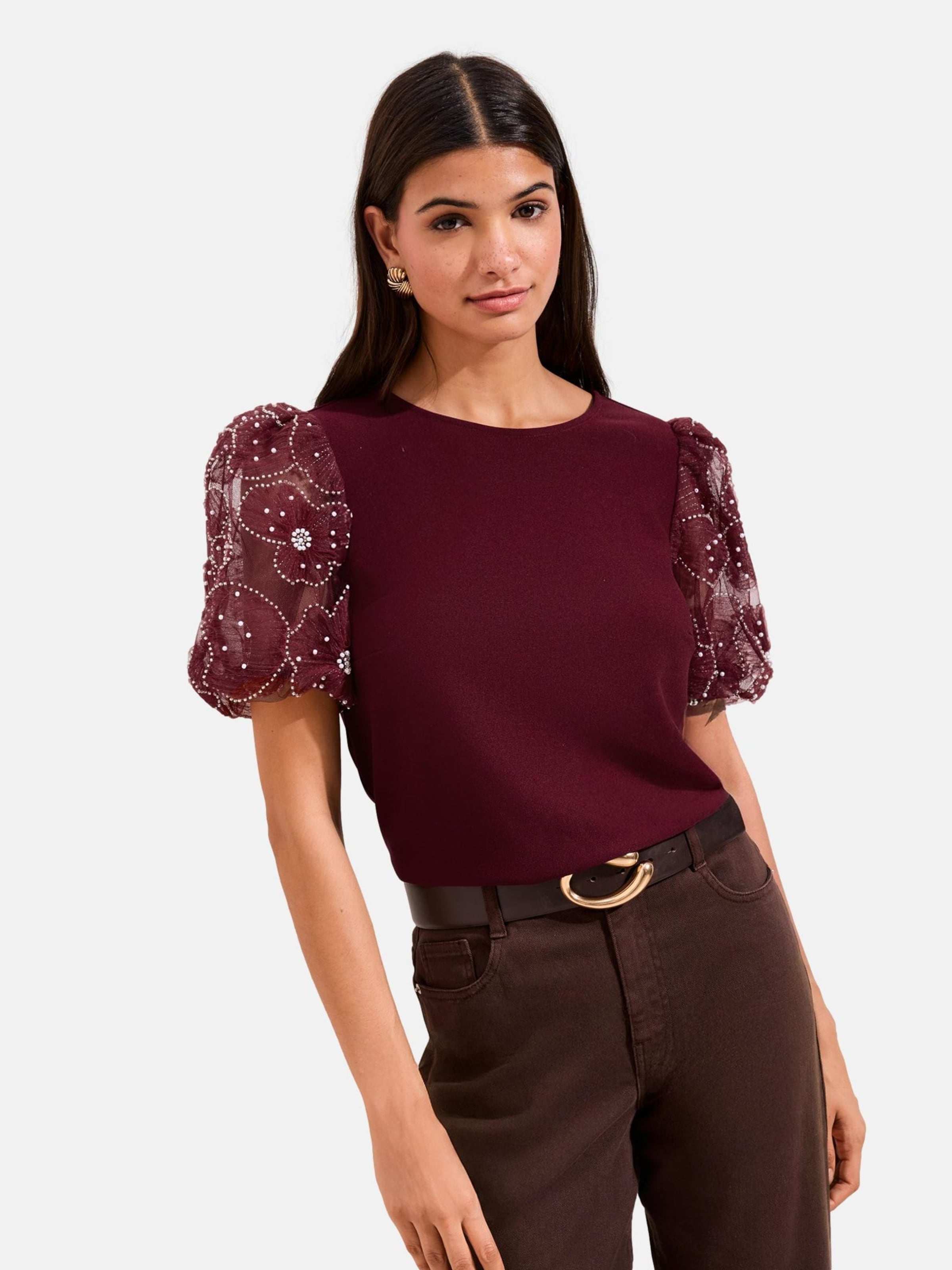 

Friends Like These Блузка в бордовом цвете