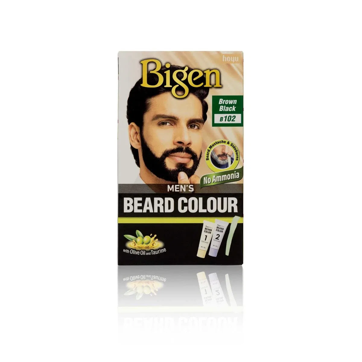 Мужская краска для бороды «Men's Beard Colour» от Bigen Bigen, Brown — фото 2