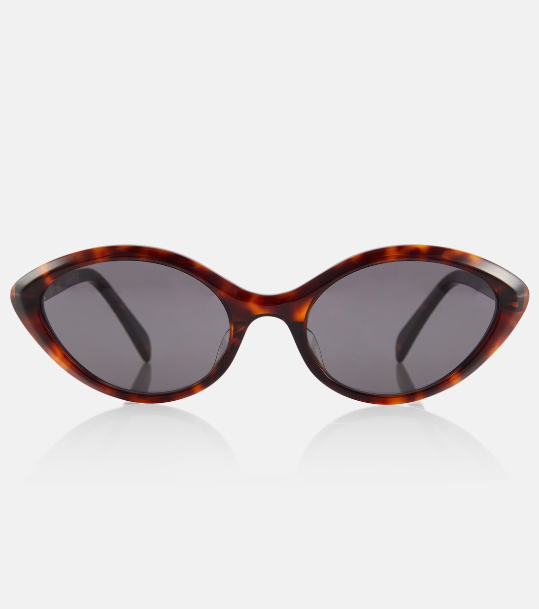 

Солнцезащитные очки «кошачий глаз» Celine Eyewear, коричневый