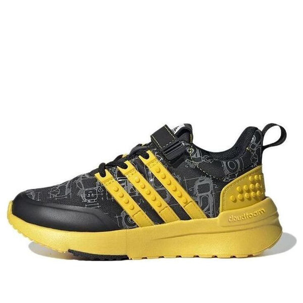 

Кроссовки lego x racer tr 'black equipment yellow' Adidas, черный