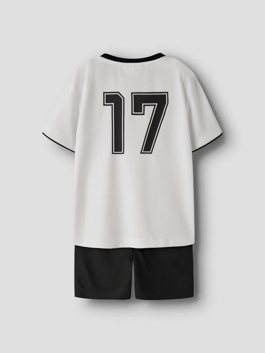 Футбольный набор T-Shirt & Shorts Name it, bright white — фото 4