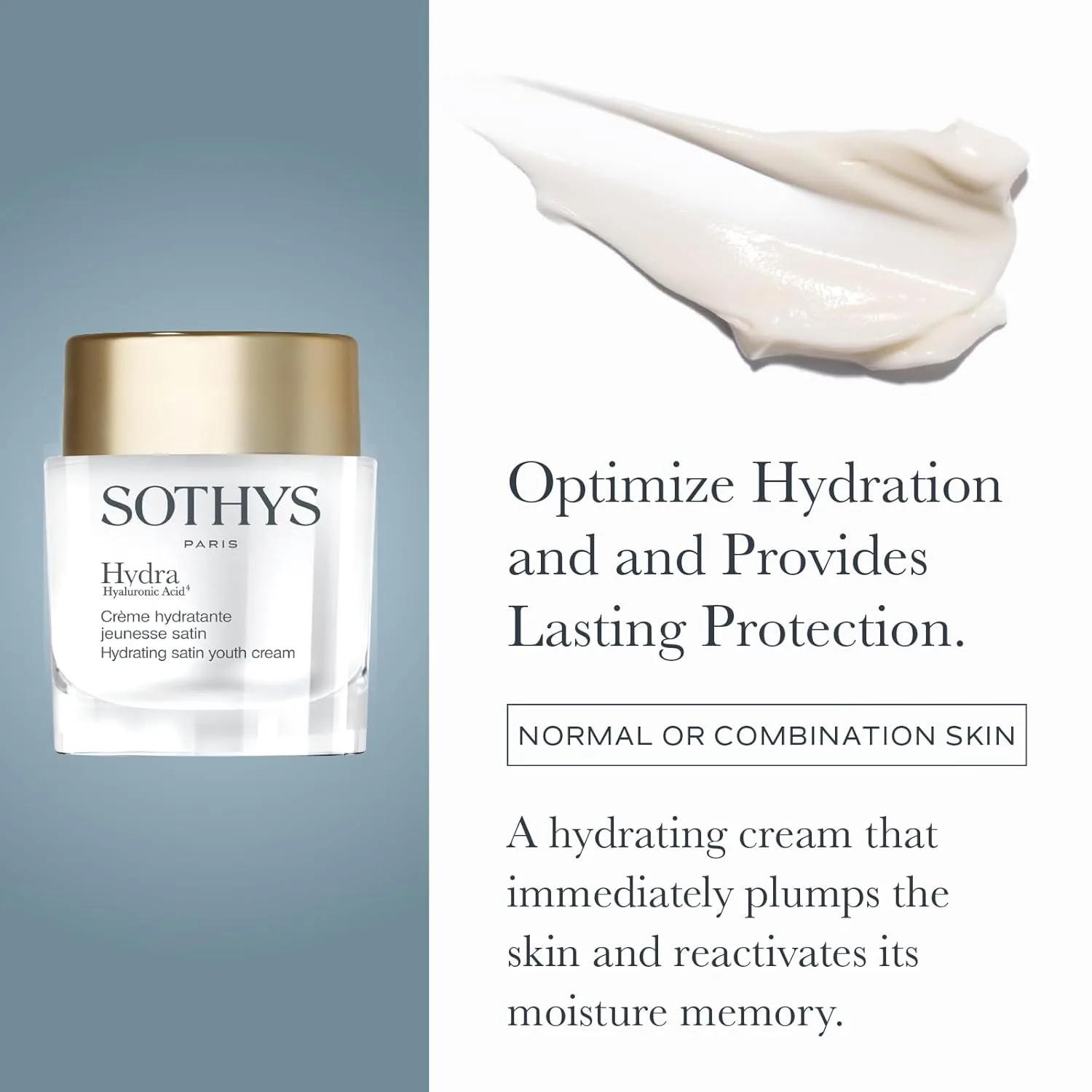 Крем для лица Sothys — Увлажняющий Hydrating Satin Youth Cream | Увлажняющий с гиалуроновой кислотой для — фото 2