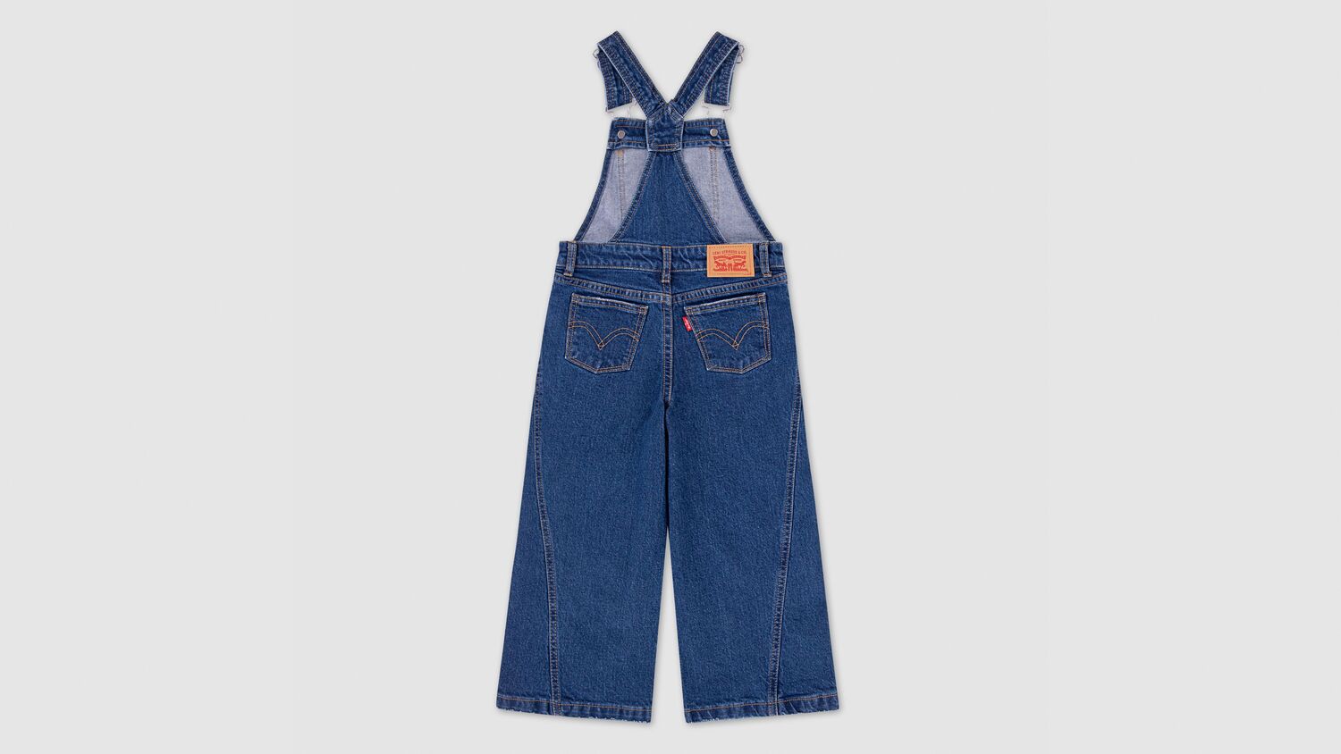 Комбинезон грузовой для девочек 8-20 лет Levi's, Lasso - Dark Wash — фото 2