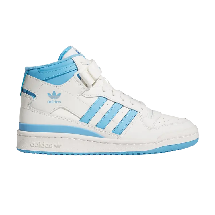 Кроссовки Wmns Forum Mid, цвет White Semi Blue Burst