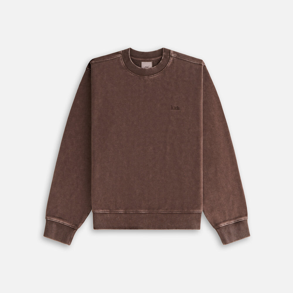 

Толстовка Kith Women Ashwin Sueded Crewneck, цвет Incognito