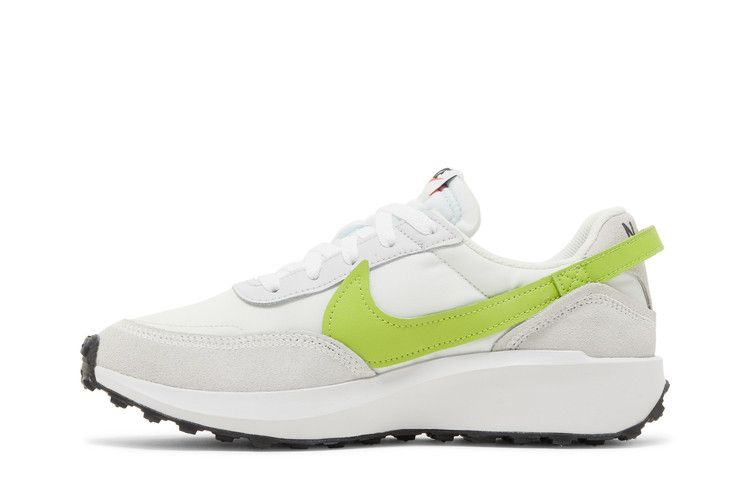 Кроссовки Nike Wmns Waffle Debut, White Atomic Green — фото 3