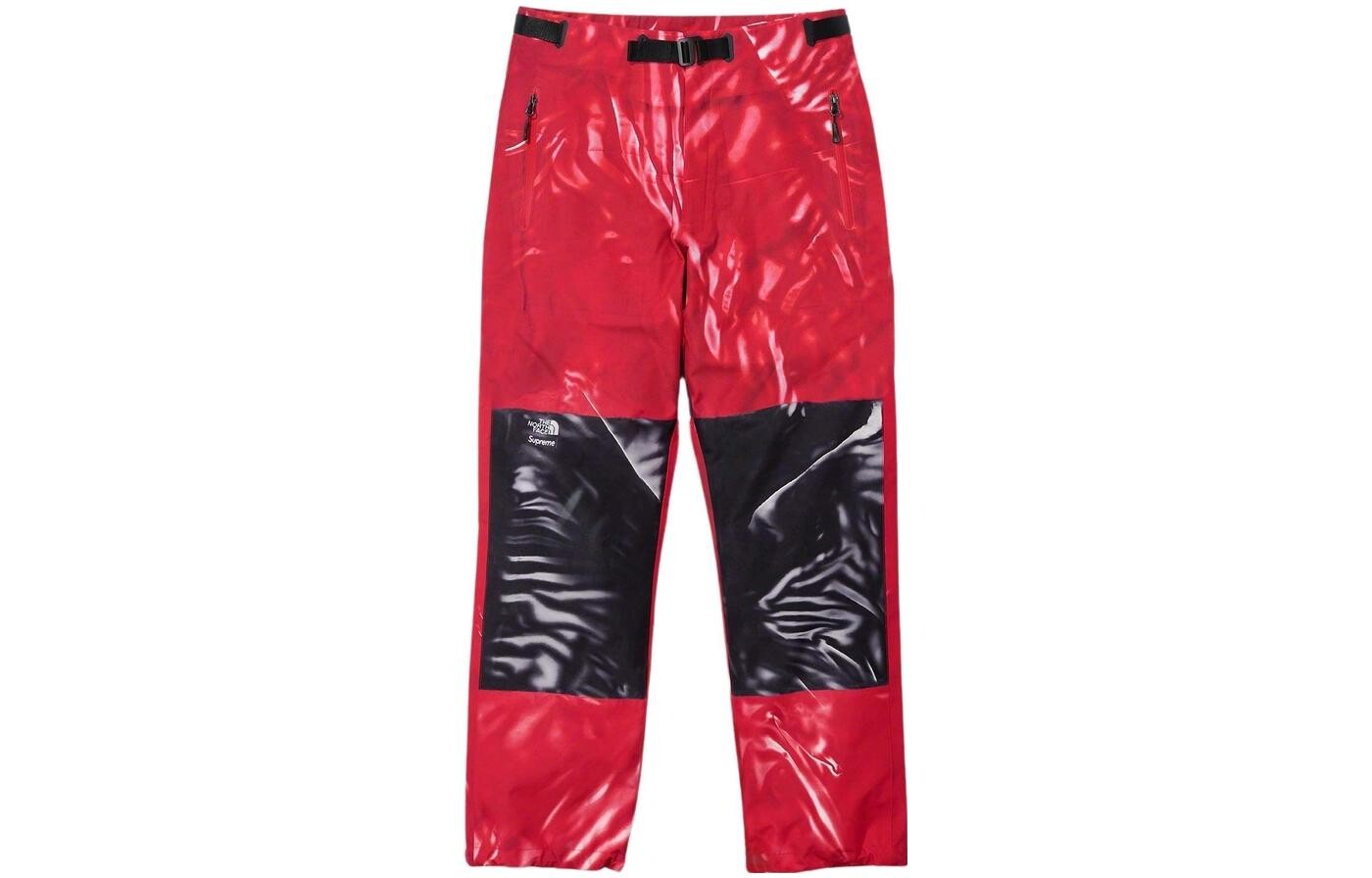 The North Face SS23 X The North Face Hard Shell Брюки унисекс Supreme, красный — фото 3