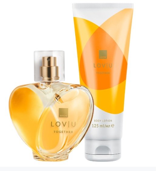 

Avon Set LOV U TOGETHER парфюмированная вода 50 мл + лосьон для тела