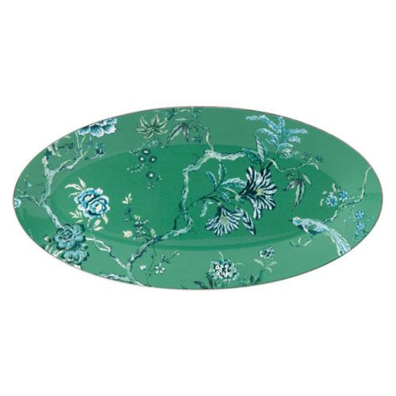 

Jasper Conran Chinoiserie Green тарелка овальная, 45 см Wedgwood, зеленый