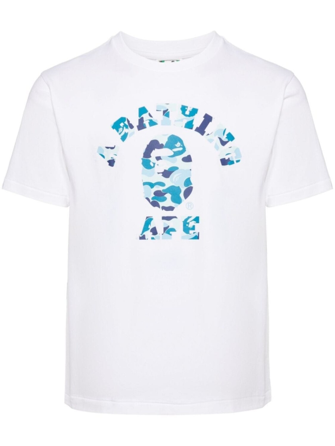 

A BATHING APE футболка с логотипом, белый
