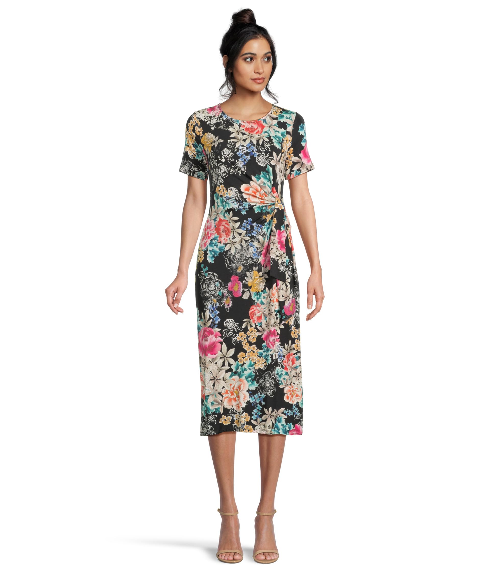 

Платье Johnny Was The Janie Favorite Side Tie Knit Dress, Lavilla Black
