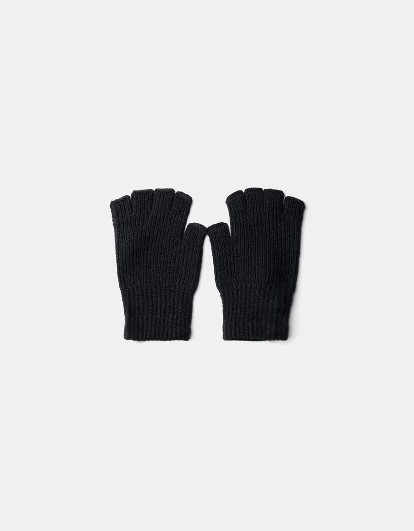 

Длинные перчатки Bershka, черный