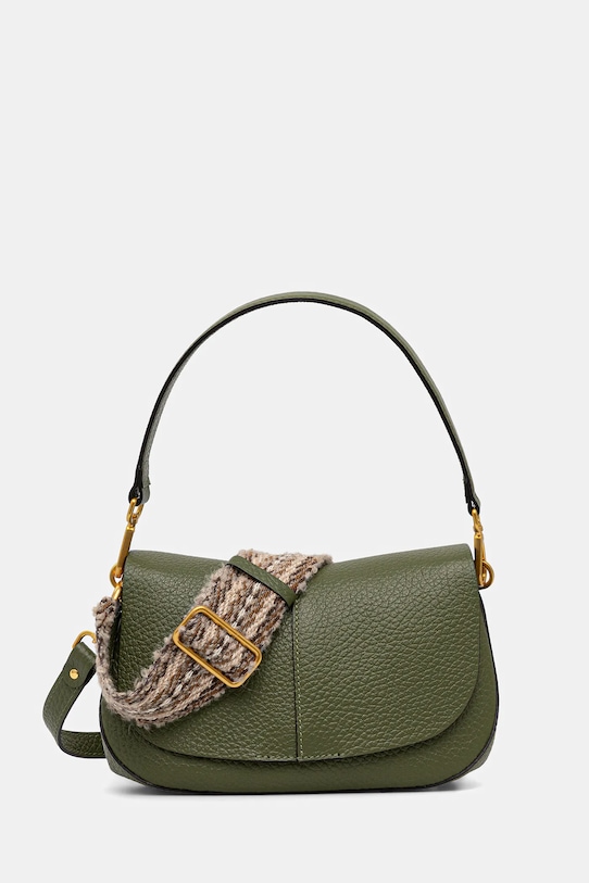 

Кожаная сумка Helena Round Gianni Chiarini, зеленый