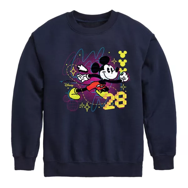 

Флисовая толстовка с Микки Маусом для мальчиков 8-20 лет, 8 бит Disney, синий