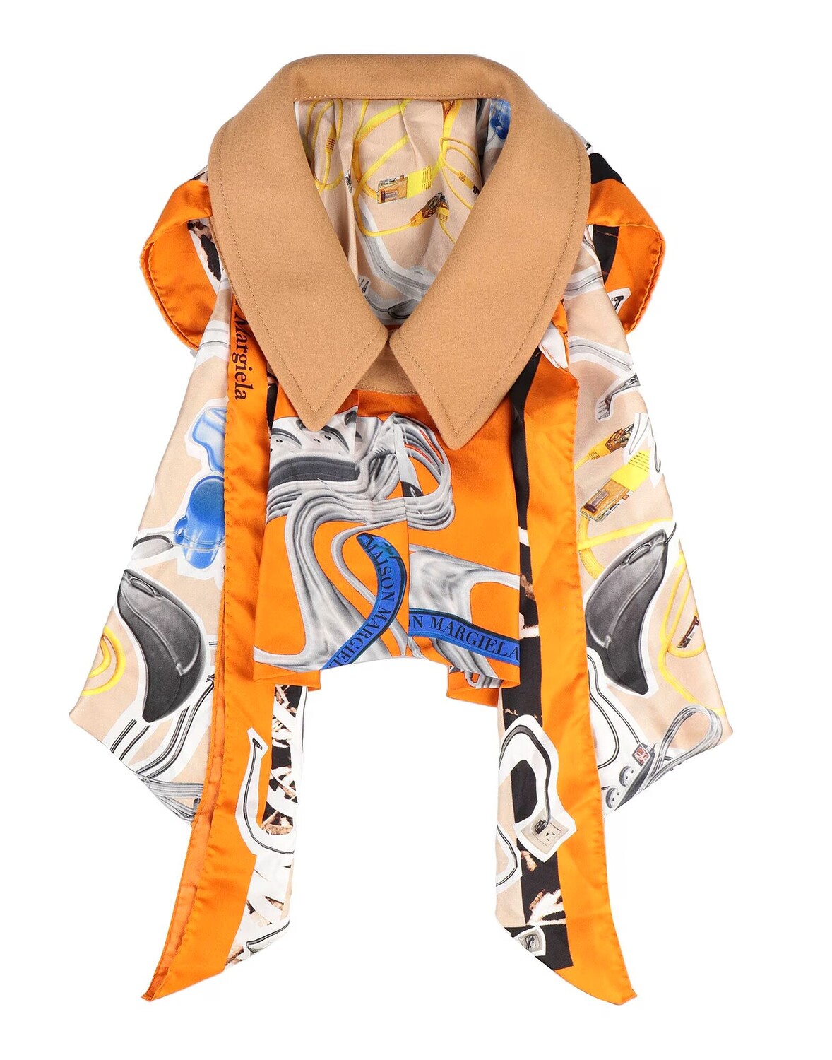 

Шарф Maison Margiela, коричневый