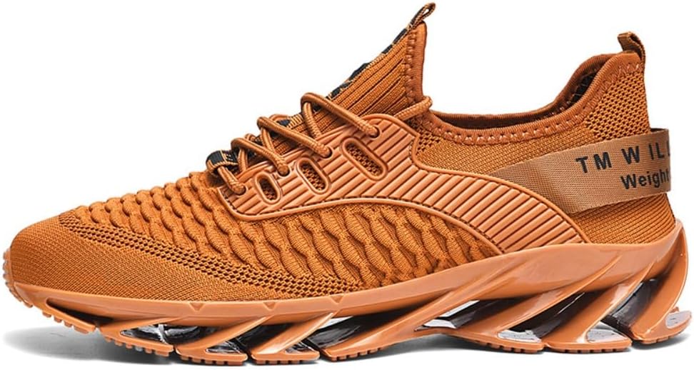 

Мужские кроссовки для бега с буквенным дизайном, прочные и спортивные, для подарка, повседневные кроссовки 2025 года, спортивные с вырезами, легкие и дышащие, шнуровка, для тренажерного зала, лето и возвращение в школу Lokolucx, коричневый