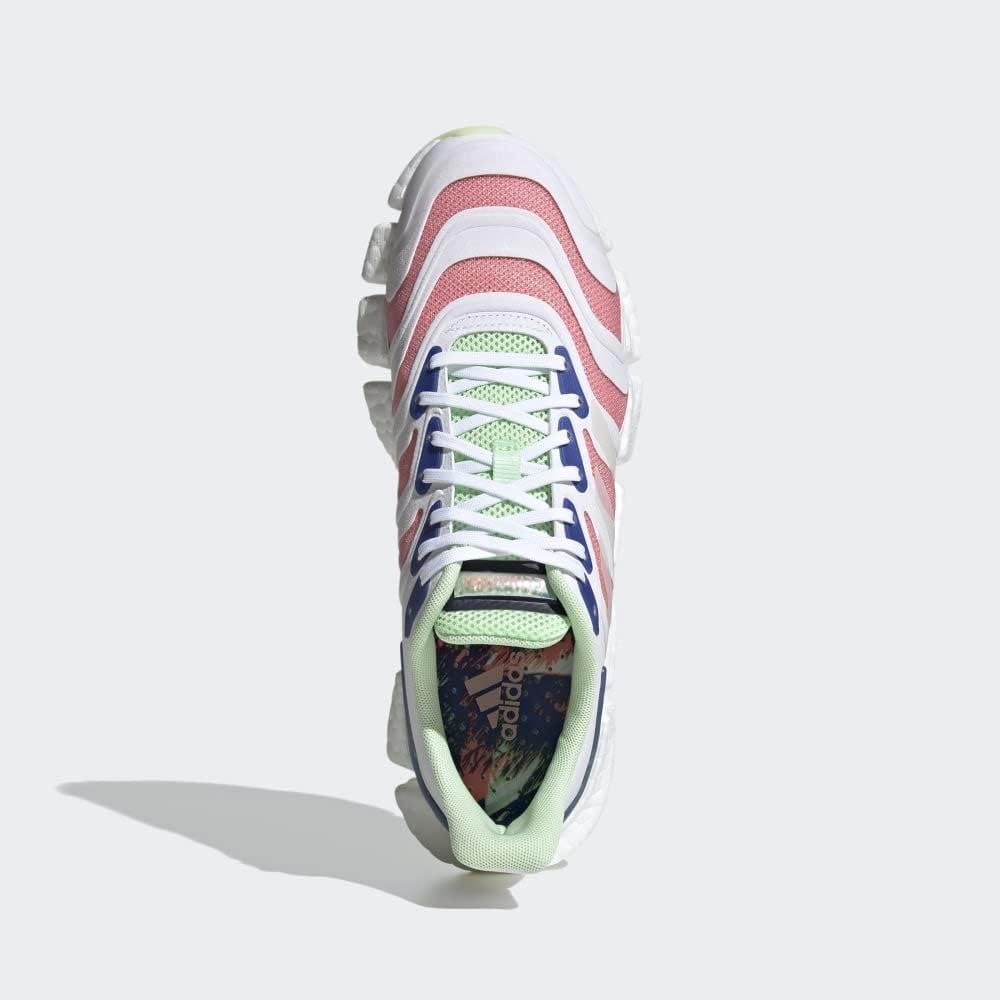 Мужские беговые кроссовки Adidas Climacool Vento, цвет Signal Pink/Core Black/White, белый/серый/розовый — фото 4