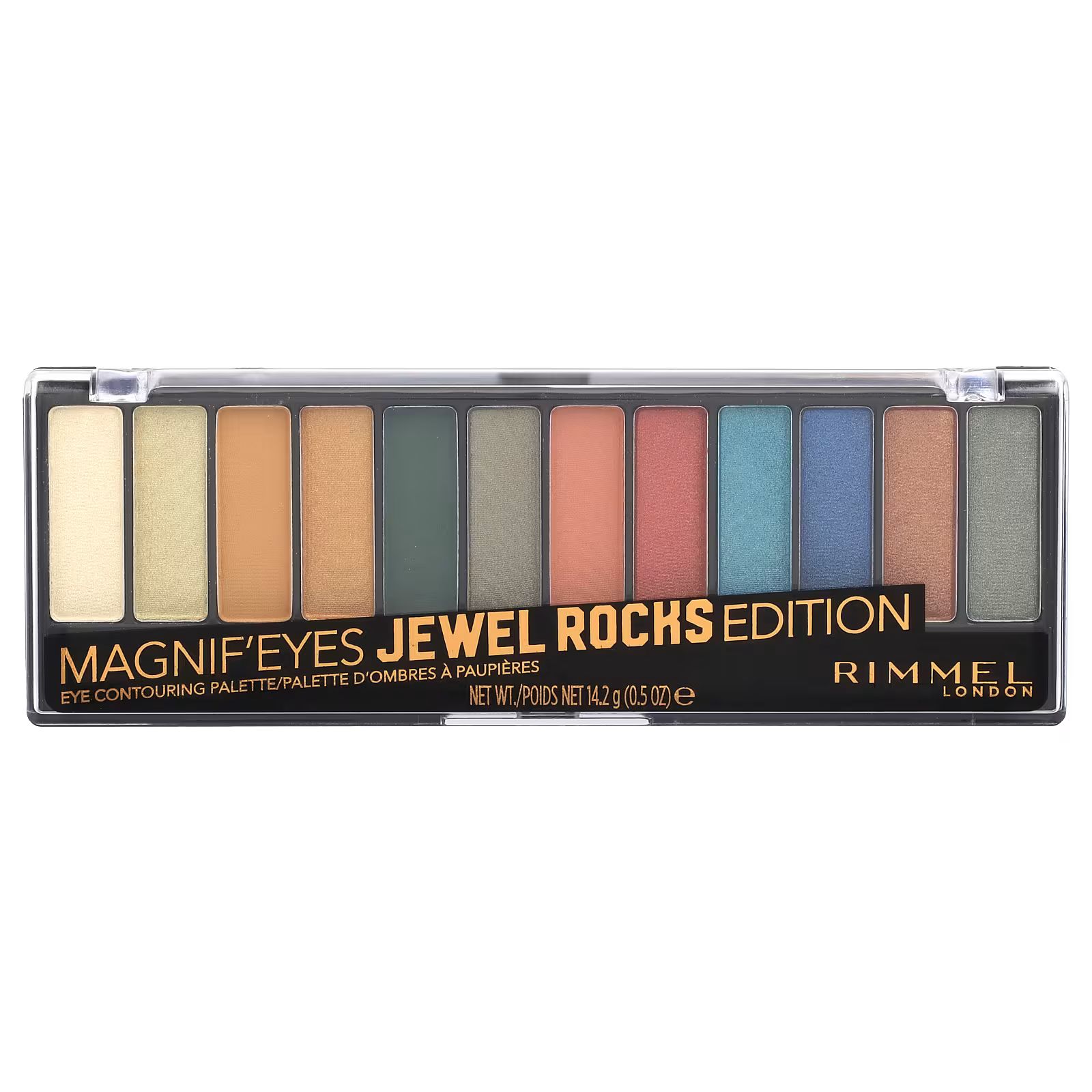 

Magnif'Eyes, Палетка для контуринга глаз, 009 Jewel Rocks Edition, 0,5 унции (14,2 г) Rimmel London