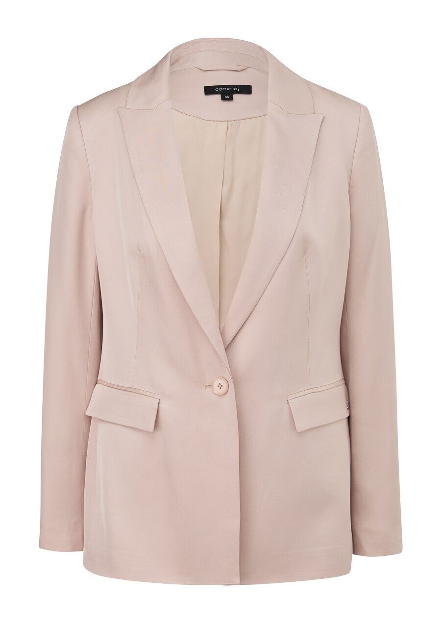 

Классический блейзер COMMA Blazer, розовый