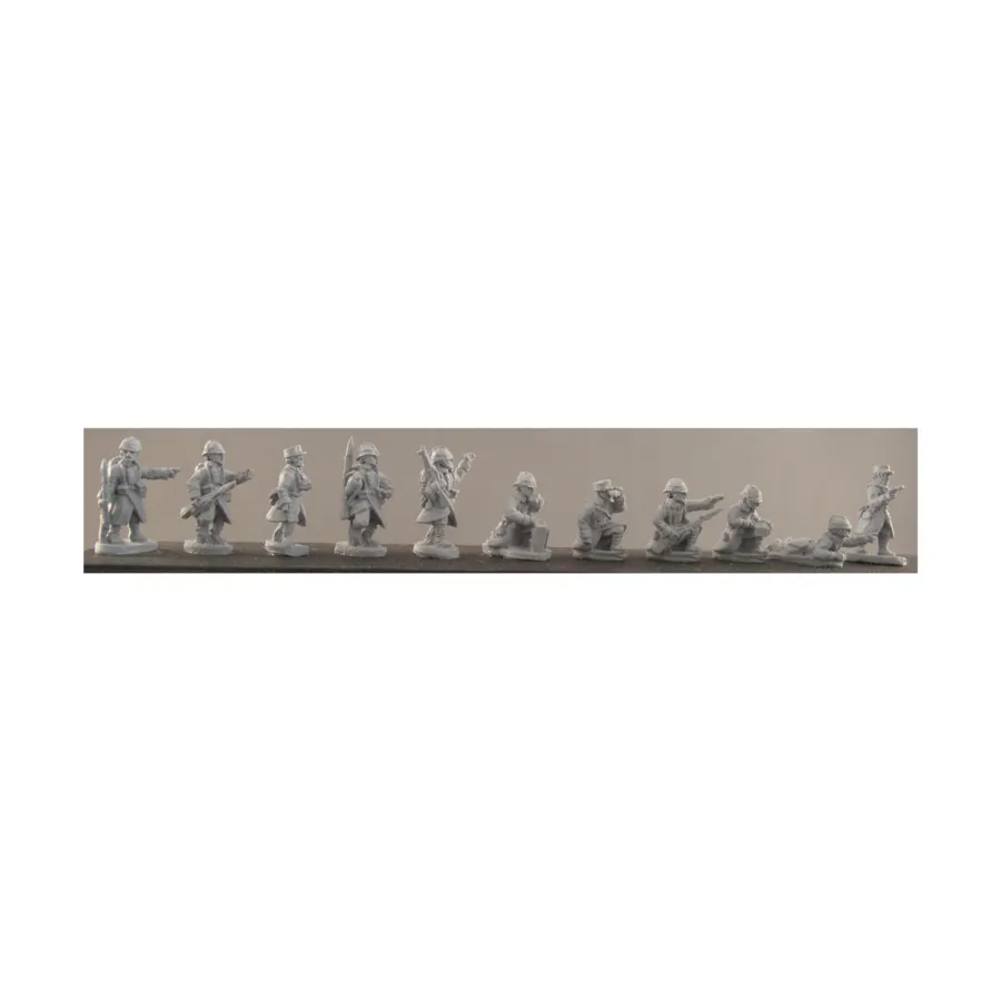 

Французское командование, WWII Command Decision Miniatures - France - Infantry (15mm) (Old Glory)