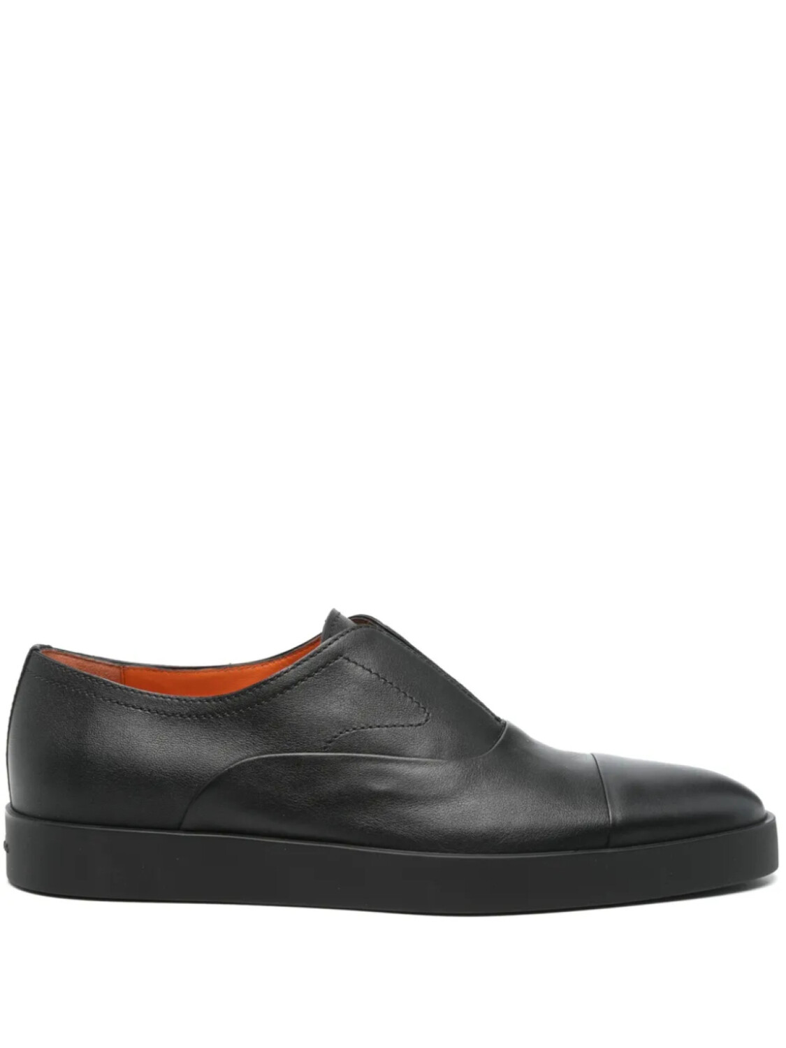 

Кожаные мокасины Santoni, черный