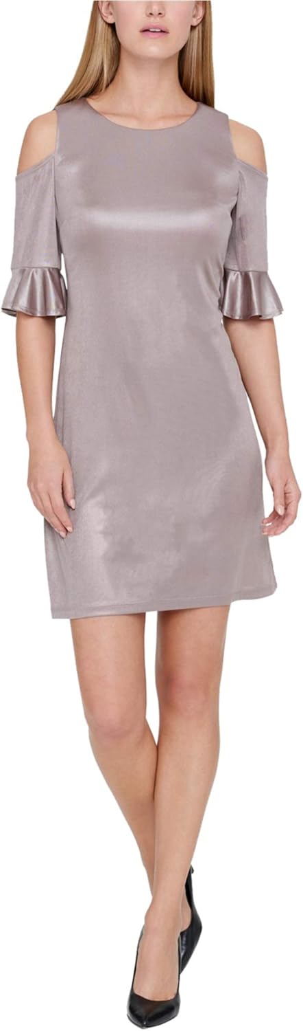 

Женское платье-трапеция с открытыми плечами от Tommy Hilfiger, Champagne