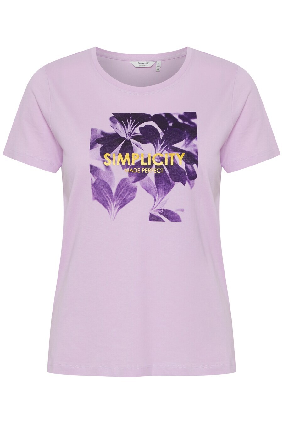

Футболка b.young Shirt SANLA LEAF, цвет pastel purple