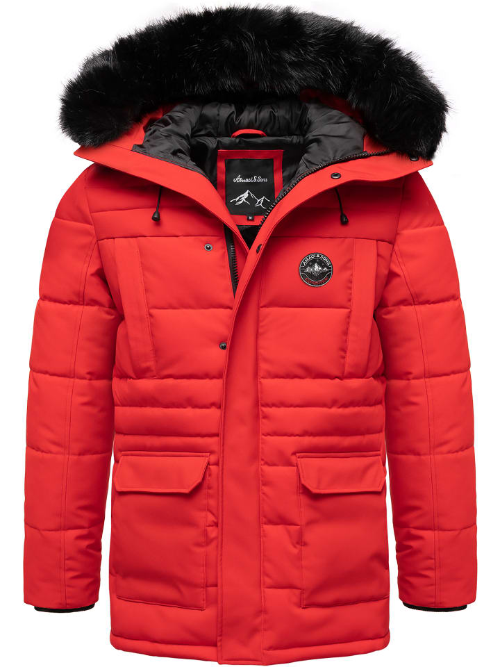 

Зимняя куртка TULSA красного цвета Amaci&Sons