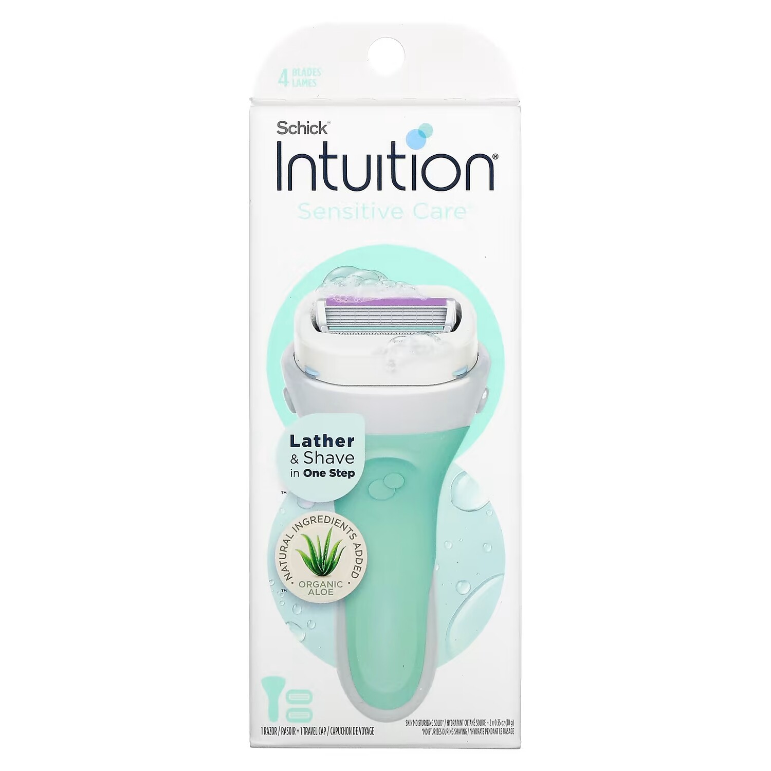 

Schick Intuition Sensitive Care «Алоэ и витамин Е» 1 бритвенный станок 2 кассеты