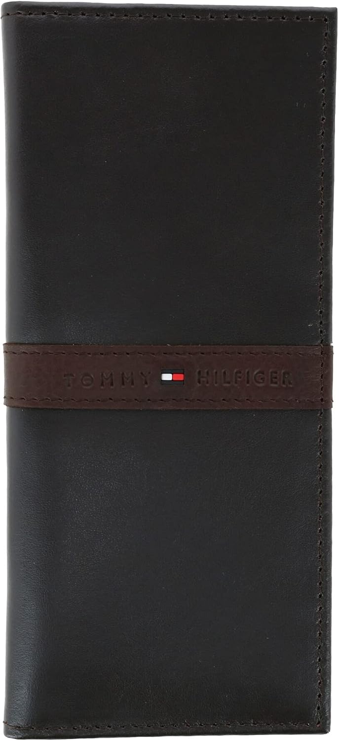 

Мужской классический кошелек-секретарь Tommy Hilfiger с окошком для удостоверения личности и несколькими отделениями для карт, Brown Ranger, Коричневый, Мужской классический кошелек-секретарь Tommy Hilfiger с окошком для удостоверения личности и нескольки