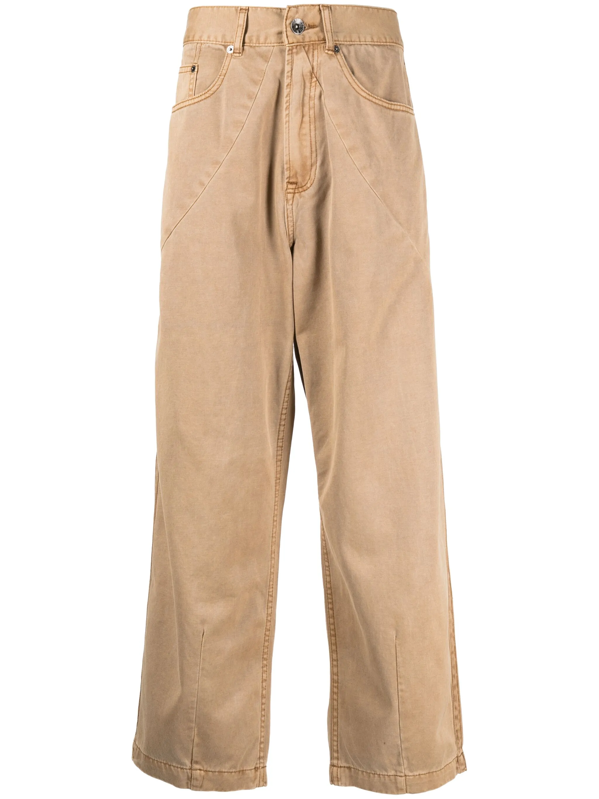 

Прямые джинсы средней посадки Five Cm, коричневый