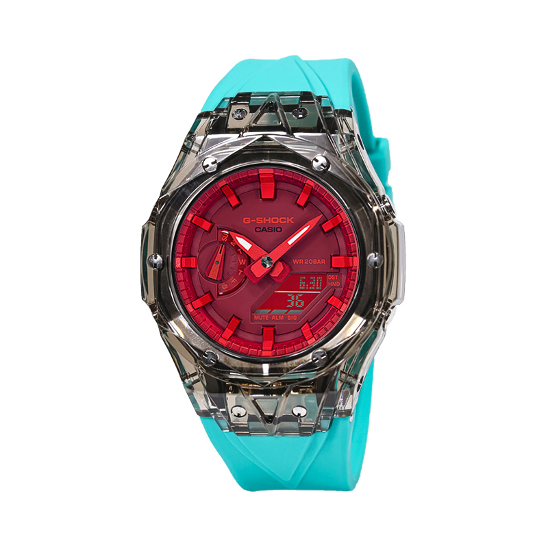 

CASIO Часы Unisex Liquid Crystal/Analog Dual Display Series Red Watch