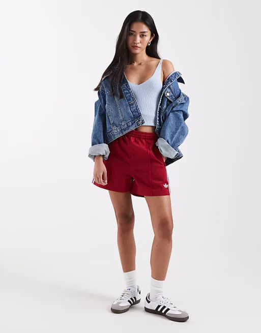 Темно-красные и синие шорты adidas Originals Firebird — эксклюзивно для ASOS — фото 2