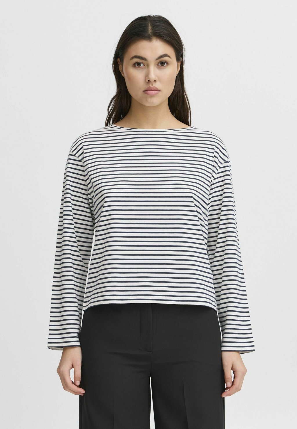 

Топ с длинными рукавами IHMIRA BOATNECK LS ICHI, белый